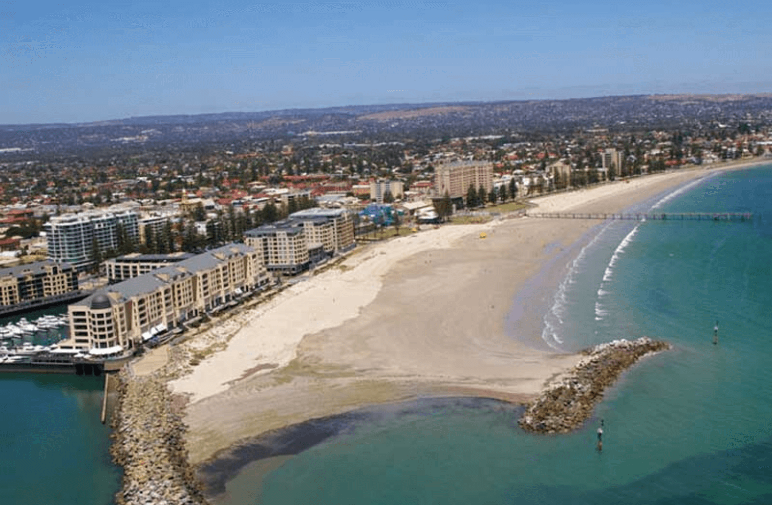 Praia Glenelg Adelaide